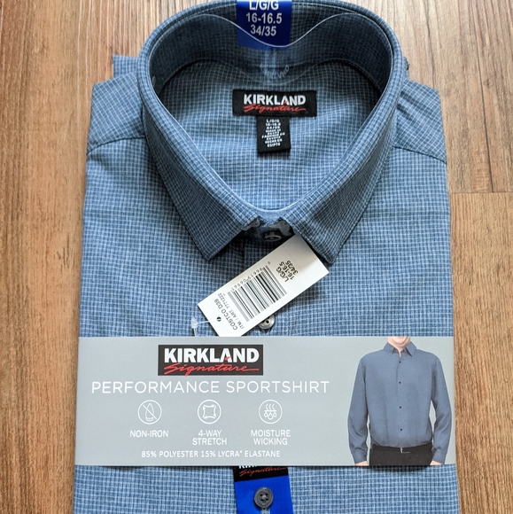 Kirkland Signature Other Kirkland Signature Mens Performance Dress Shirt Poshmark